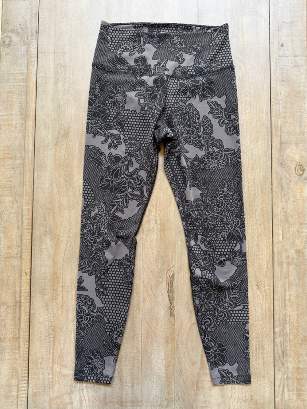 Nike Dri-FIT Black and Gray Leggings